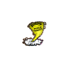 Load image into Gallery viewer, Supreme Holographic Tornado Sticker Yellow
