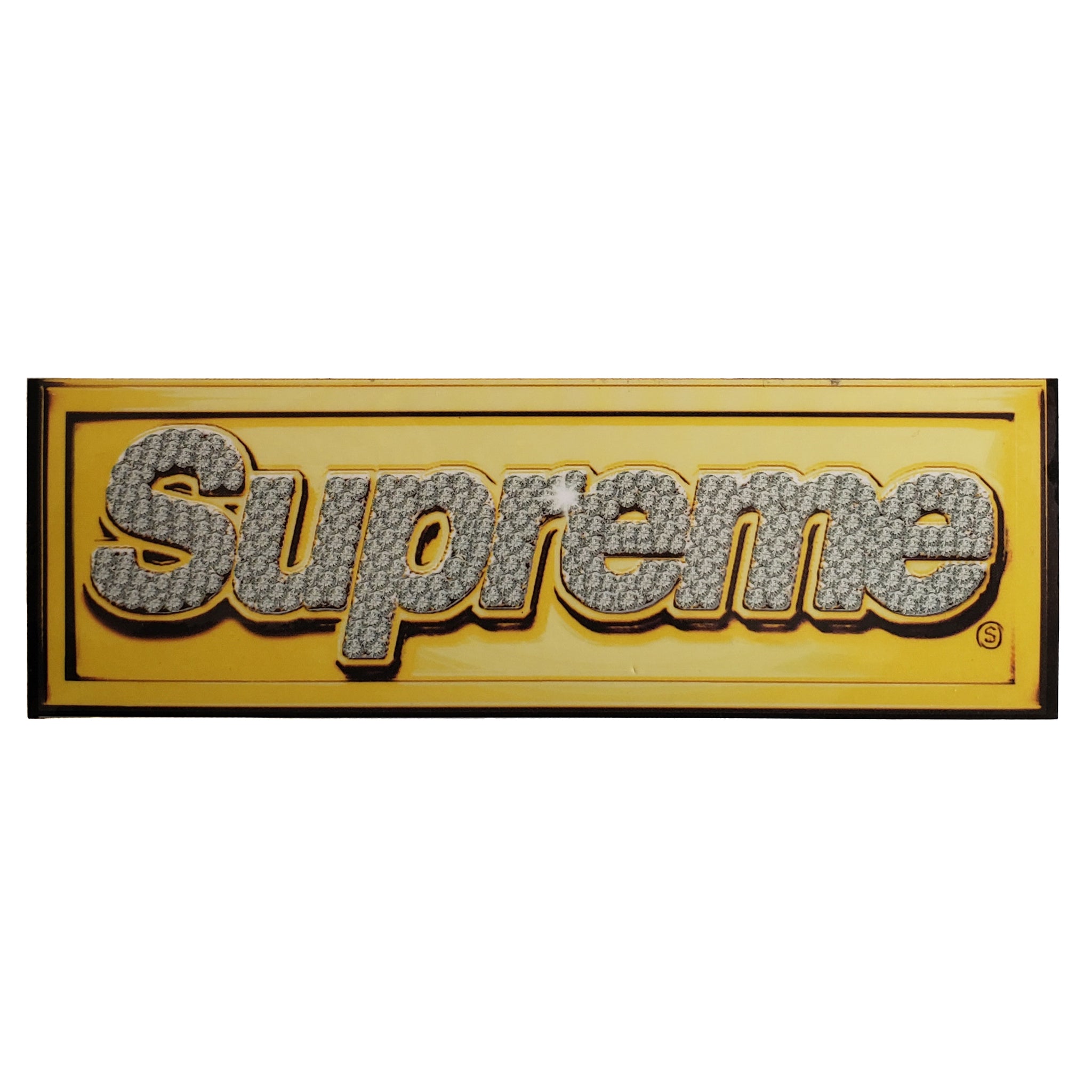 Supreme Original Bling Box Logo Stickers | 1999 | Supreme Stickers