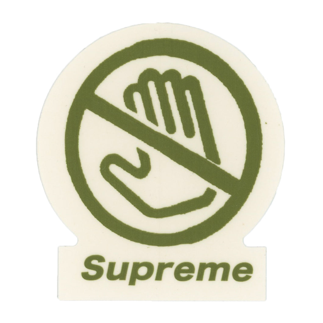 Supreme Warning Sticker