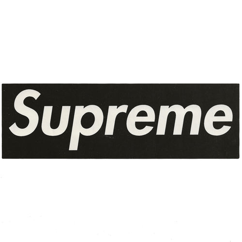 Supreme Black Fastrack Box Logo Sticker