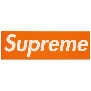 Supreme Orange Fastrack Box Logo Sticker