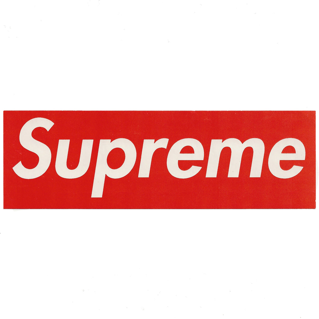Supreme Red Fastrack Box Logo Sticker