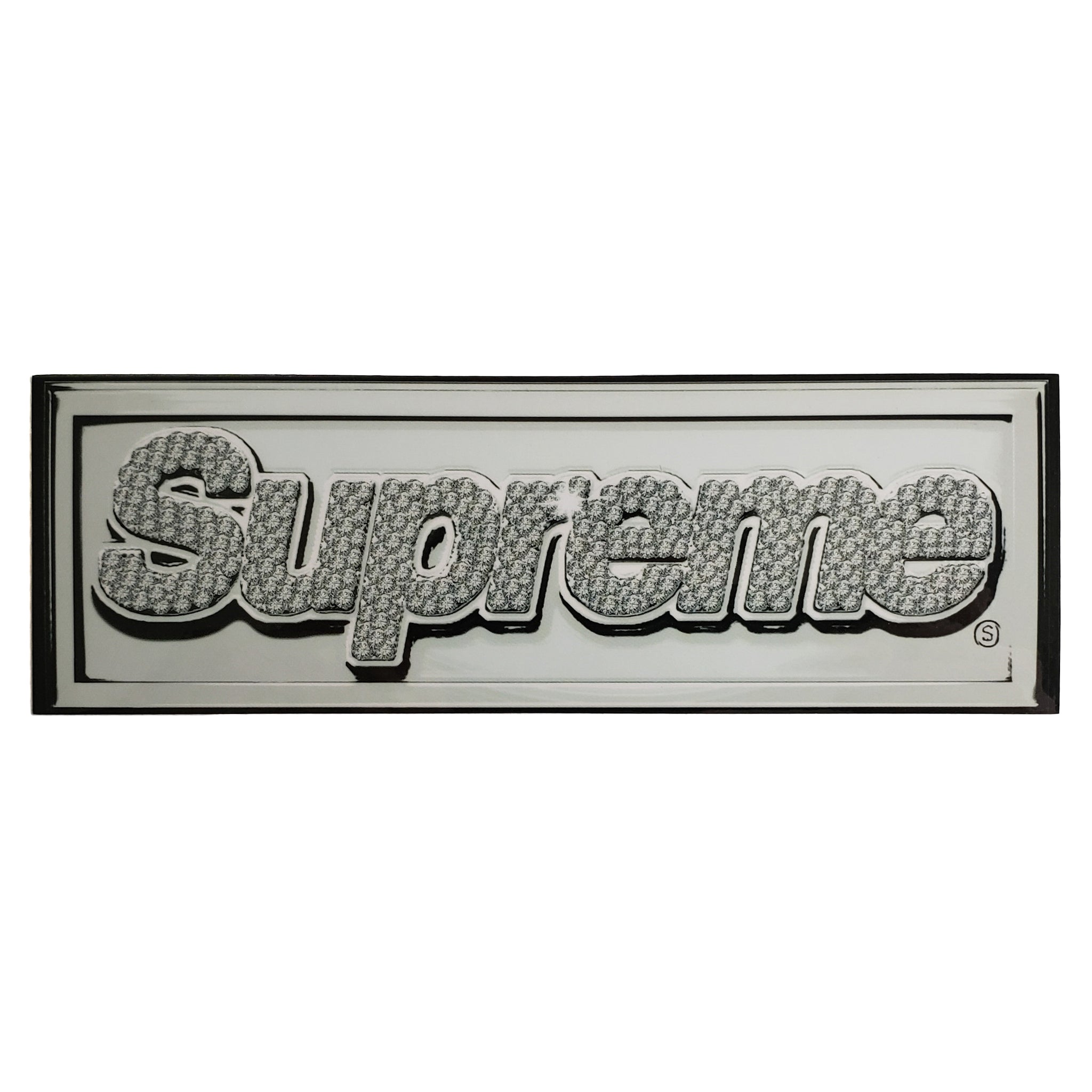 Supreme Vintage LV Monogram Cease and Desist Box Logo Sticker