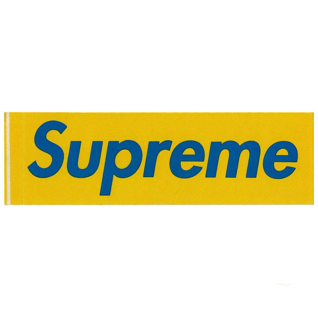 Supreme Original Yellow Box Logo Sticker